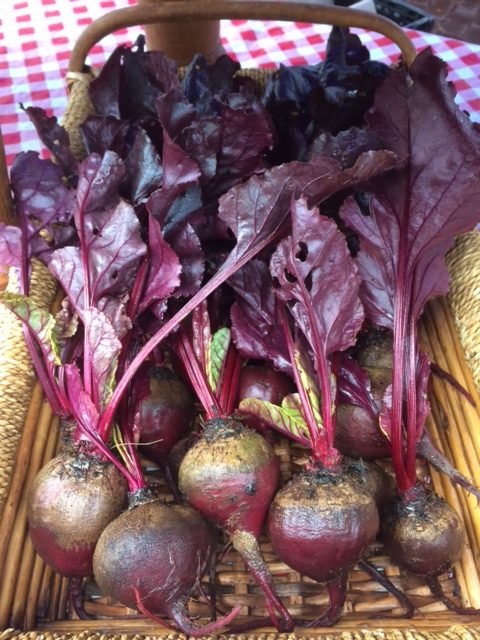 Beets in a basket